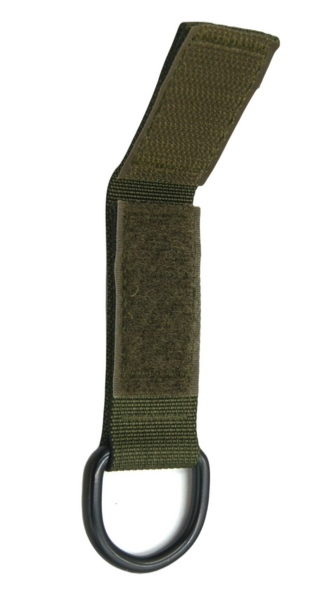 Taktyczny metalowy D-ring do paska, oliwkowy
