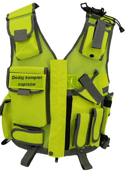 Kamizelka taktyczna, fluorescencyjna - bez napisów