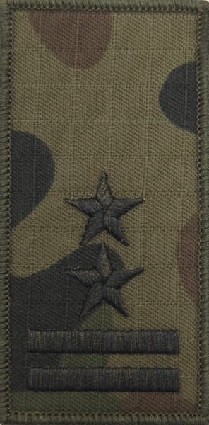 Oznaka stopnia do umundurowania polowego (mała) - podpułkownik