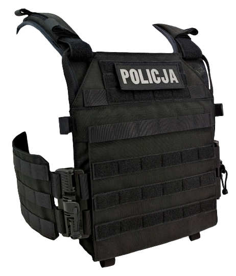 Kamizelka Plate Carrier, Warmen - czarna - rozmiar płyt L, XL