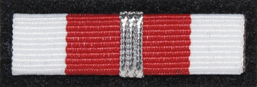 Baretka - Srebrny Medal za Zasługi dla Obronności Kraju