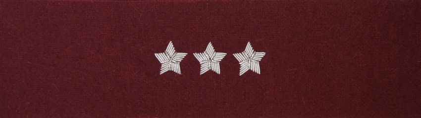 Otok wiśniowy do rogatywki Wojska Polskiego - porucznik, pułkownik