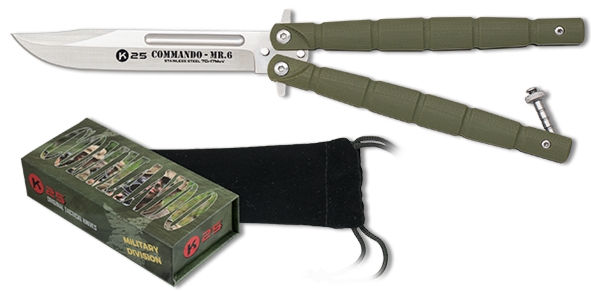 Scyzoryk Motylek K25 Comando 02232