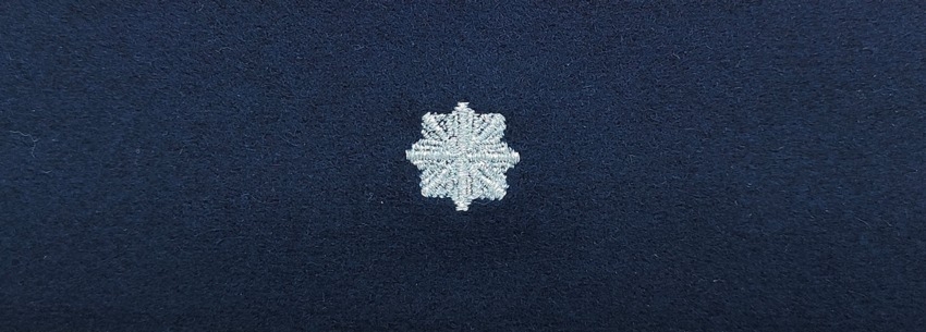 Otok do czapki wyjściowej Policji - młodszy aspirant