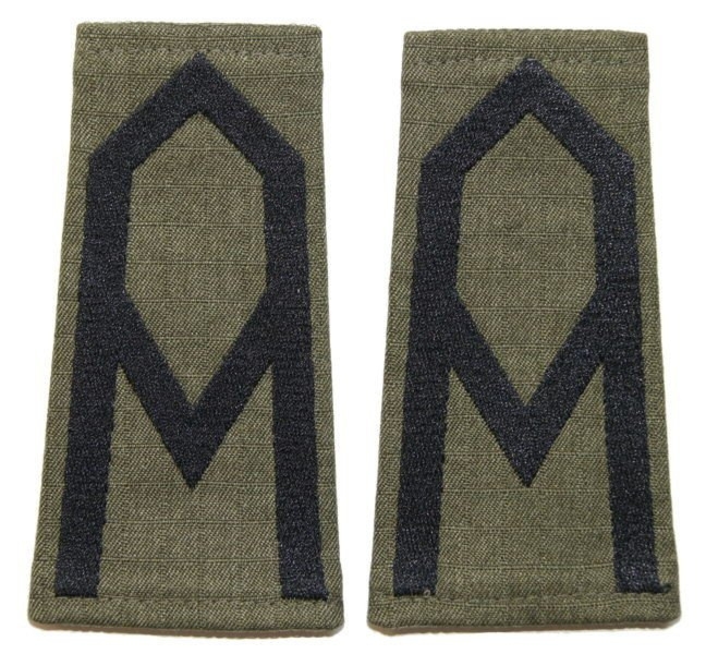 Pagony (pochewki) służbowe oliwkowe - sierżant