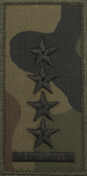 Oznaka stopnia do umundurowania polowego (mała) - kapitan