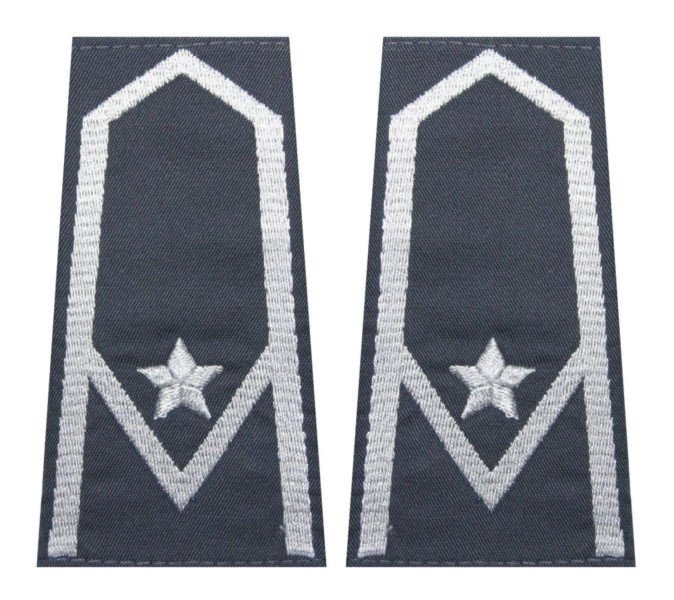 Pagony (pochewki) do kurtki całorocznej Służby Więziennej - młodszy chorąży