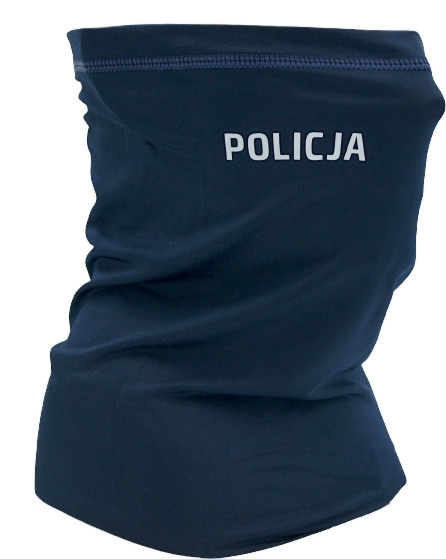 Komin ochronny z napisem Policja - granatowy