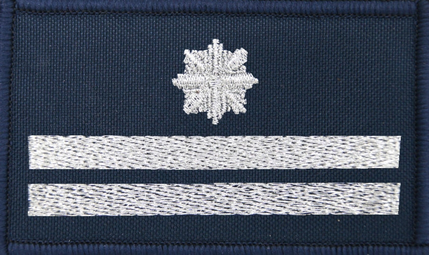 Dystynkcja granatowa Policji, mała - podinspektor