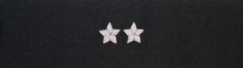 Otok czarny do rogatywki Wojska Polskiego - starszy chorąży, podporucznik, podpułkownik