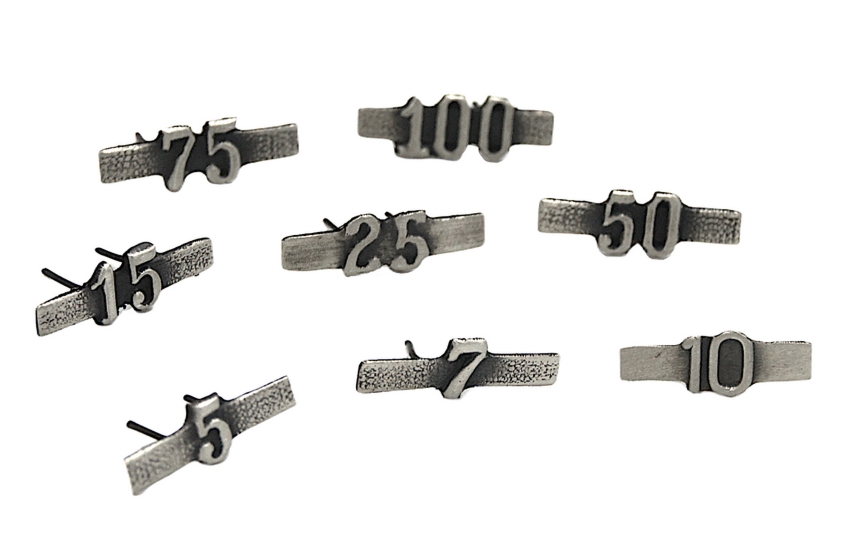 Wkładka z liczbą skoków - do gapy spadochronowej