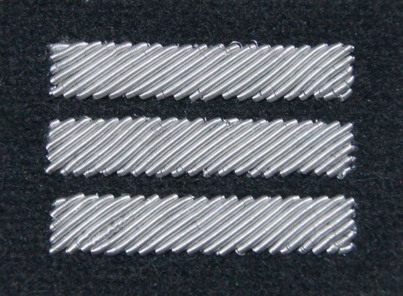 Stopień Wojska Polskiego haftowany bajorkiem do beretu czarnego - starszy kapral