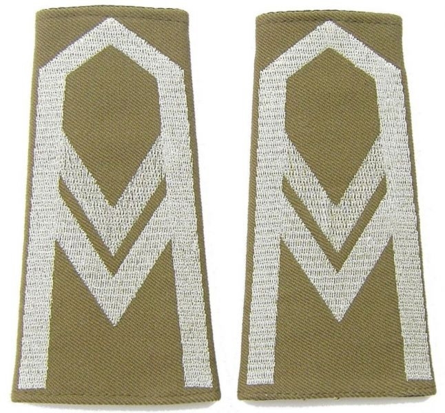 Pagony (pochewki) wyjściowe Straży Granicznej - starszy sierżant