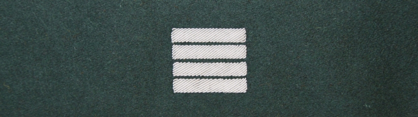 Otok zielony do rogatywki Wojska Polskiego - plutonowy