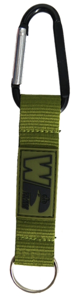Krótka smycz do kluczy z karabinkiem - Wojsko Polskie