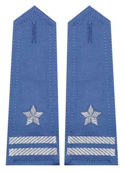 Pagony niebieskie do koszuli Służby Więziennej - major