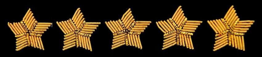 Stopień na pasek czapki garnizonowej - starszy chorąży sztabowy marynarki