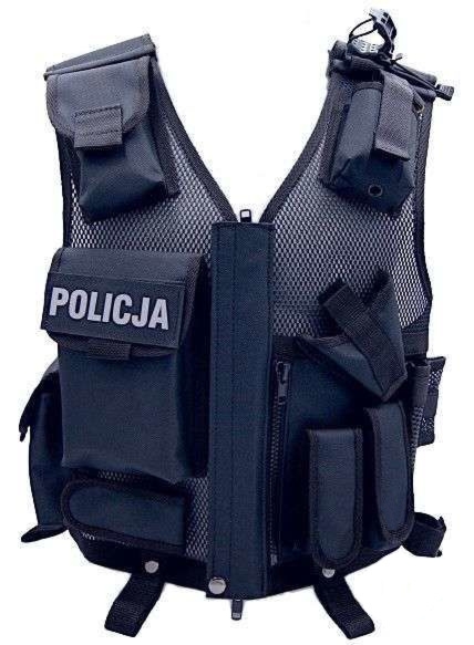 Kamizelka taktyczna, granatowa - bez napisów