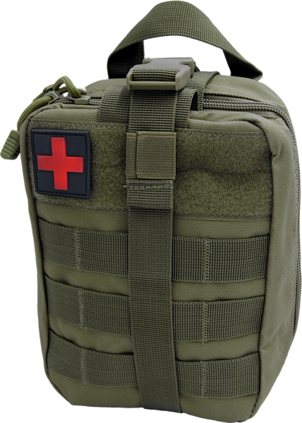 Apteczka taktyczna bez wyposażenia - oliwkowa