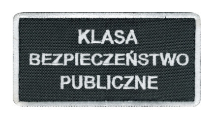 Emblemat szkolny KLASA BEZPIECZEŃSTWO PUBLICZNE