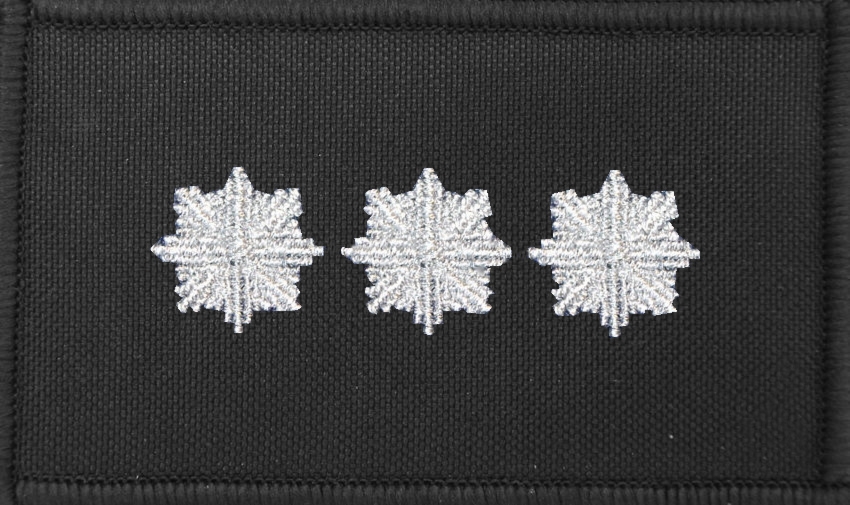 Dystynkcja czarna Policji, mała - komisarz