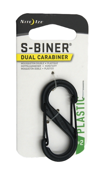 Karabińczyk Nite Ize - S-Biner Dual Carabiner 2 - plastikowy, czarny