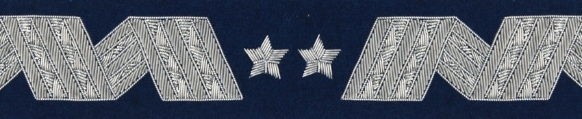 Otok generalski, granatowy do rogatywki Wojska Polskiego - generał dywizji