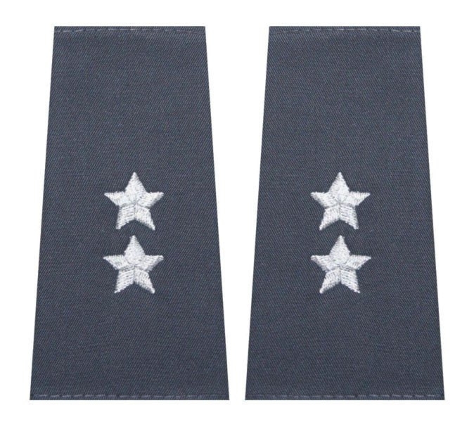 Pagony (pochewki) do kurtki całorocznej Służby Więziennej - podporucznik