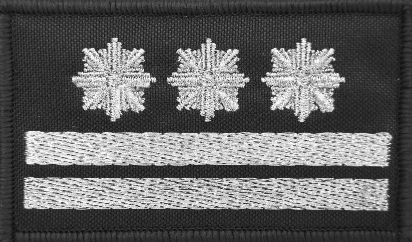 Dystynkcja czarna Policji, mała - inspektor