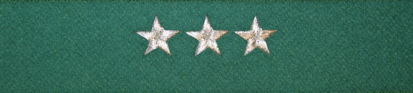 Otok do czapki garnizonowej Straży Granicznej - chorąży sztabowy, porucznik, pułkownik