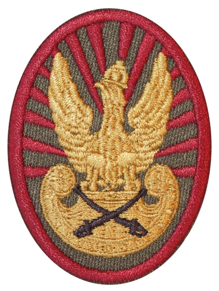 Orzełek FKO na furażerkę khaki - korpus kadetów