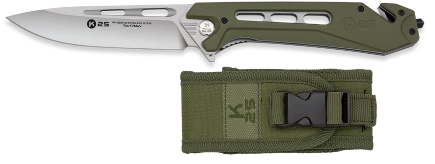 Nóż Składany K25 G10 25243