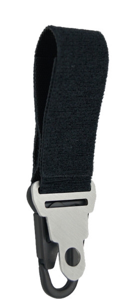 uchwyt na hełm z karabińczykiem przypinany do paska