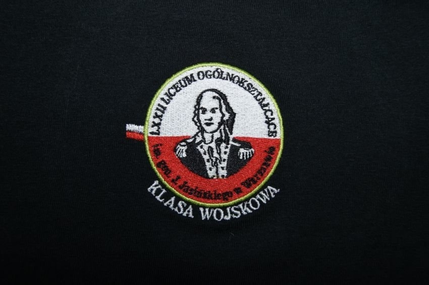 T-shirt LXXII LO w Warszawie - black