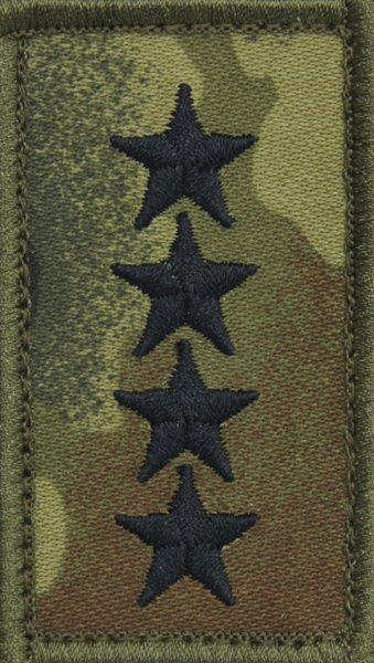 Stopień na koszulkę typu t-shirt Straży Granicznej - starszy chorąży sztabowy