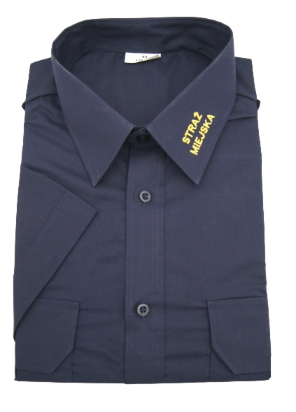 Koszula granatowa Straży Miejskiej - krótki rękaw