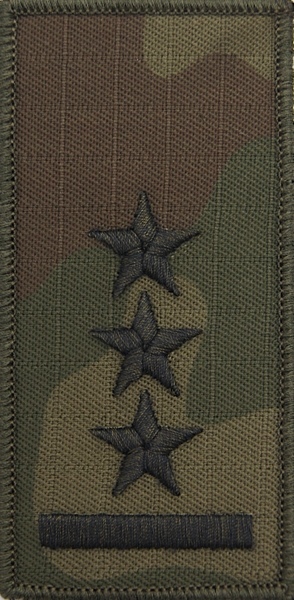 Oznaka stopnia do umundurowania polowego (mała) - porucznik