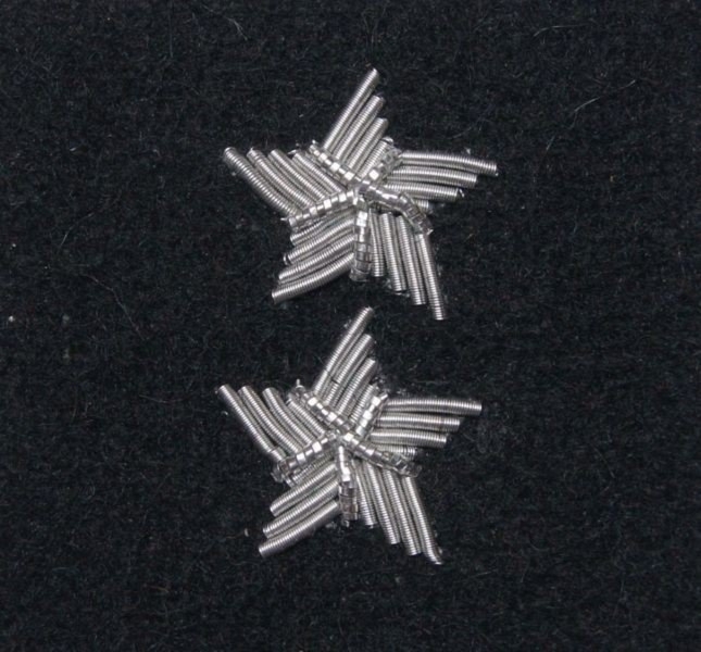 Stopień Wojska Polskiego haftowany bajorkiem do beretu czarnego - starszy chorąży