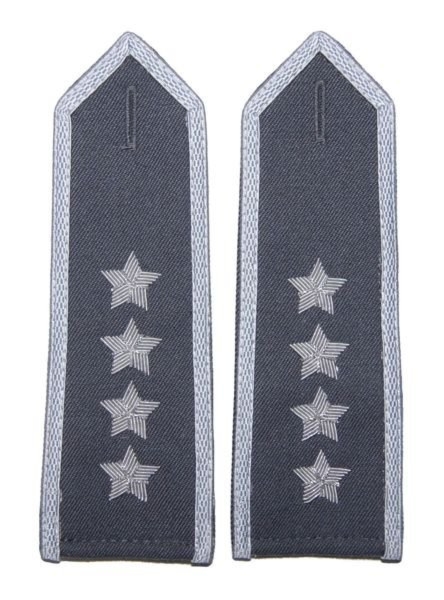 Pagony stalowe do koszulo-bluzy Wojska Polskiego - starszy chorąży sztabowy