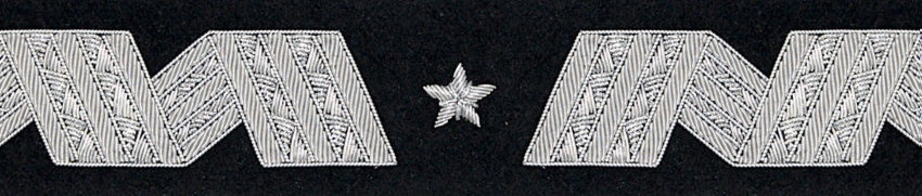 Otok generalski, czarny do czapki Sił Powietrznych - generał brygady