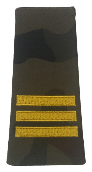 Pochewka KM - polowa, żółty haft - starszy kapral