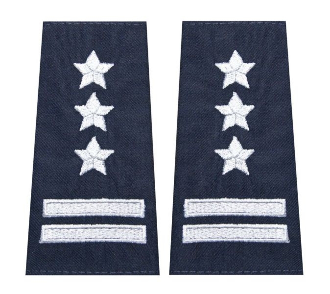 Pagony (pochewki) do swetra Służby Więziennej - pułkownik