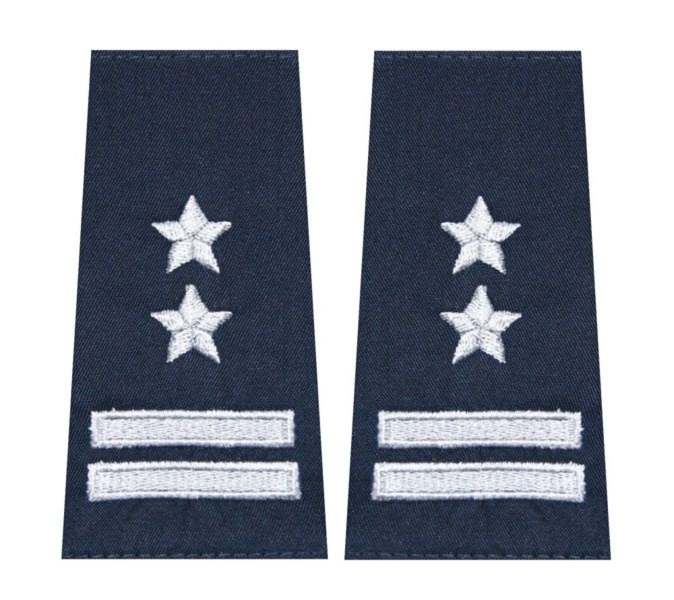 Pagony (pochewki) do swetra Służby Więziennej - podpułkownik