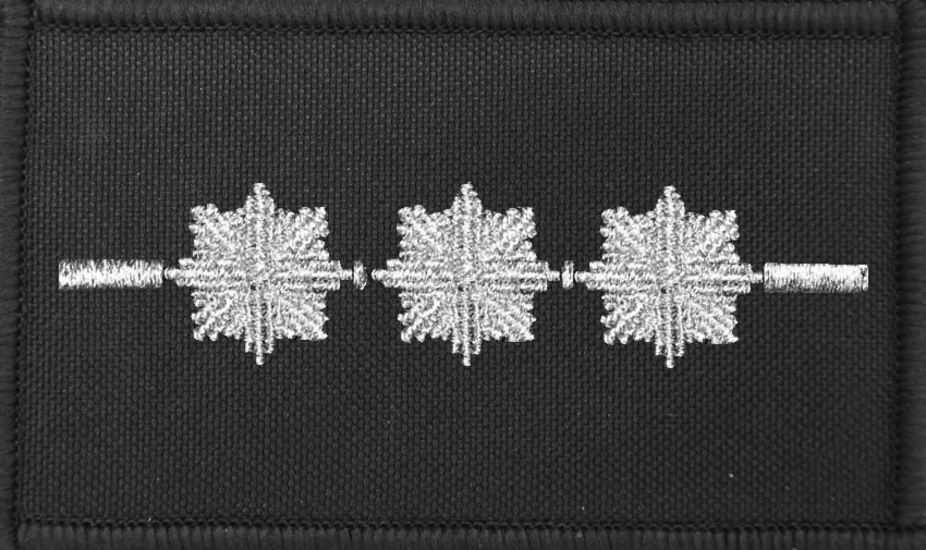 Dystynkcja czarna Policji, mała - starszy aspirant