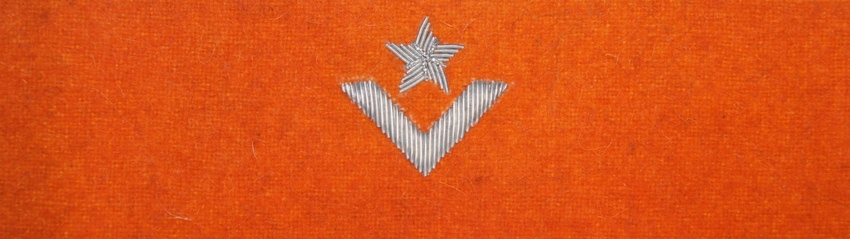 Otok pomarańczowy do rogatywki Wojska Polskiego - młodszy chorąży