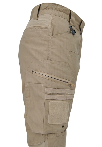 Wodoodporne spodnie taktyczne Defender rip-stop - beżowe