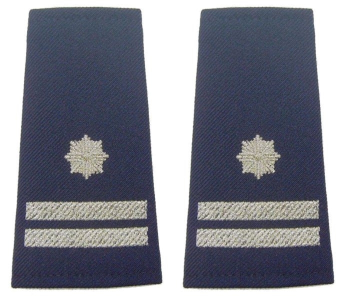Pagony (pochewki) granatowe Policji - podinspektor