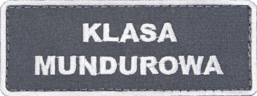 Emblemat szkolny KLASA MUNDUROWA