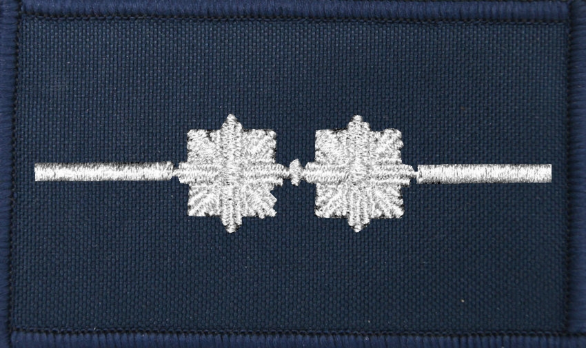 Dystynkcja granatowa Policji, mała - aspirant