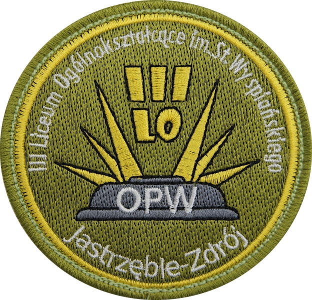 Emblemat III LO w Jastrzębiu Zdroju - ODDZIAŁ PRZYGOTOWANIA WOJSKOWEGO